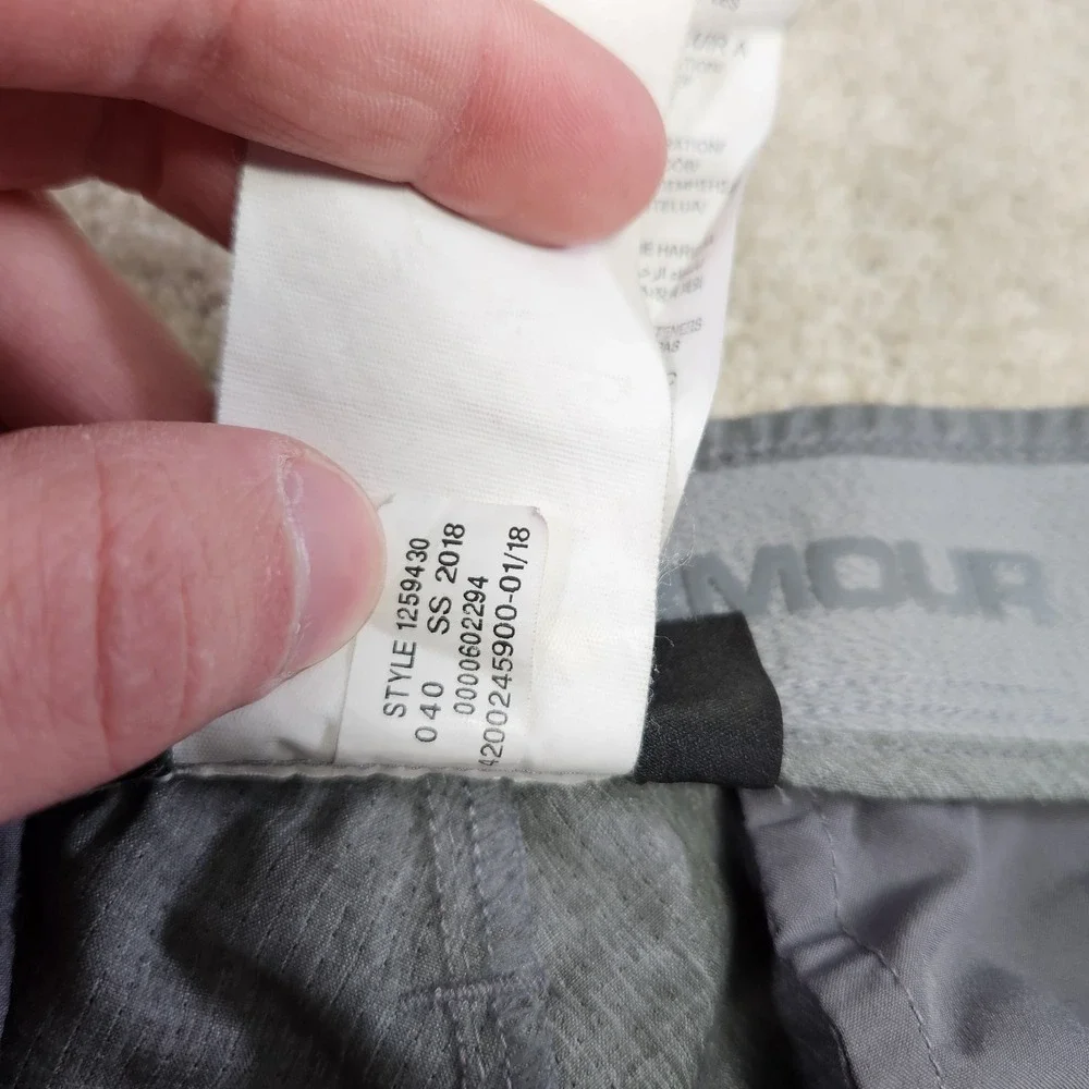 Under Armour Matchplay Vented Pants Men 36x30‎ Gray Performance Golf Chino